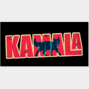 Kamala Cat Posters and Art