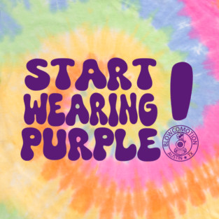 BACK OF SHIRT - Start Wearing Purple! IN PURPLE T-Shirt