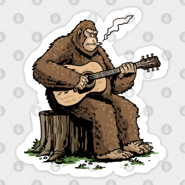 Bigfoot Unplugged Sticker by GoshWow®