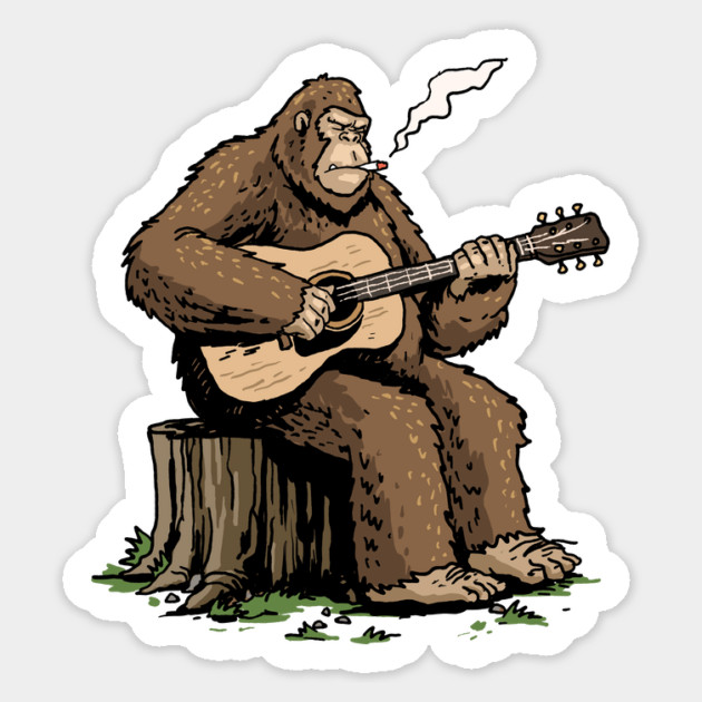 Bigfoot Unplugged Magnet by GoshWow®