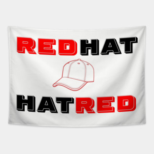 Maga Red Hat Hatred America Harris Walz 2024 Tapestry