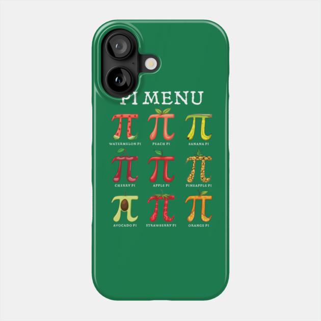 Pi Menu Phone Case by GoshWow®