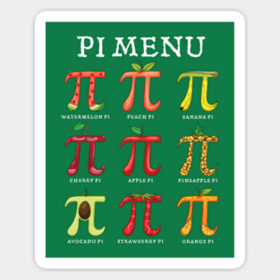 Pi Menu Sticker