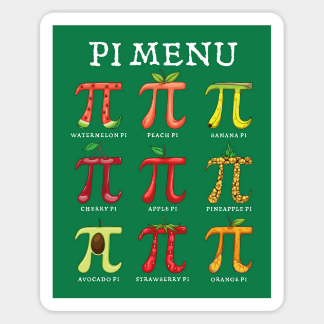 Pi Menu Magnet by GoshWow®