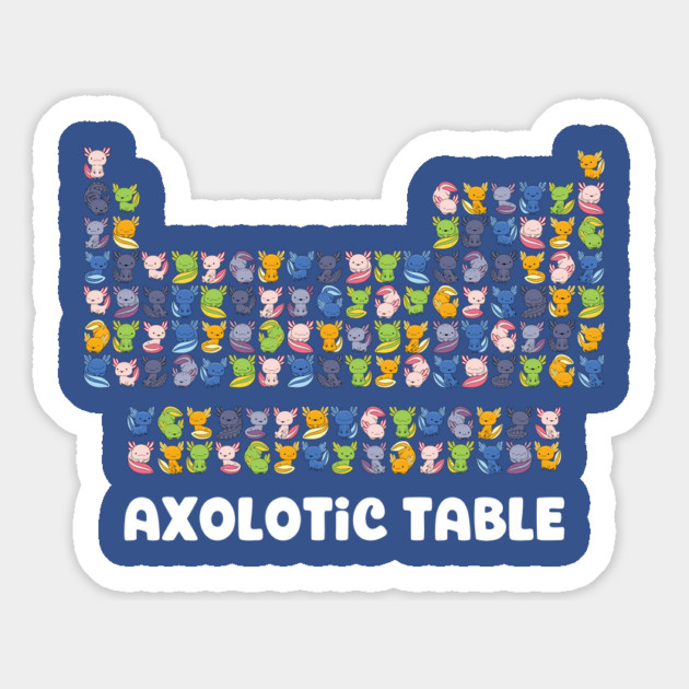 Axolotic Table Magnet by GoshWow®