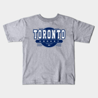 Toronto Hockey Retro, Vintage Maple Leafs Inspired 90s Throwback Kids T-Shirt