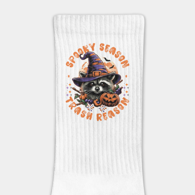 Halloween Spooky Season, Funny Sarcastic Witch Raccoon Trash  Pumpkin by JessArty
