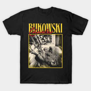 Charles Bukowski \\ Vintage Style 80s Classic T-Shirt