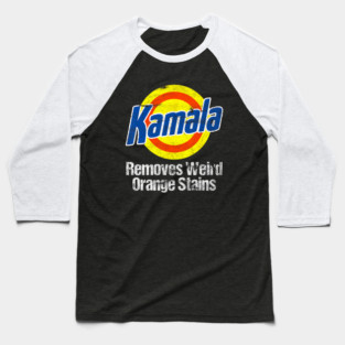 Kamala 2024 Harris  Kamala Removes Weird Orange Stains Baseball T-Shirt