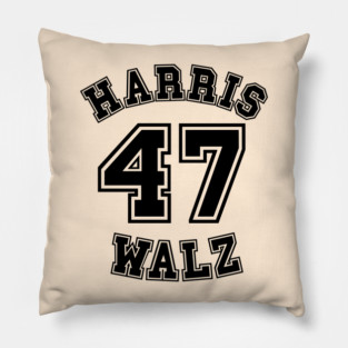 Team Harris Walz 47 Pillow