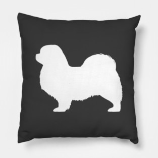 Tibetan Spaniel Silhouette Pillow