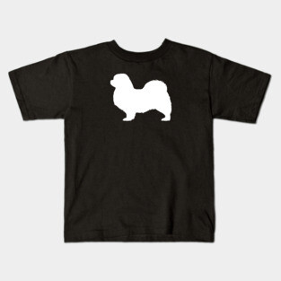 Tibetan Spaniel Silhouette Kids T-Shirt
