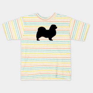 Tibetan Spaniel Silhouette Kids T-Shirt