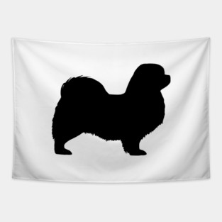 Tibetan Spaniel Silhouette Tapestry