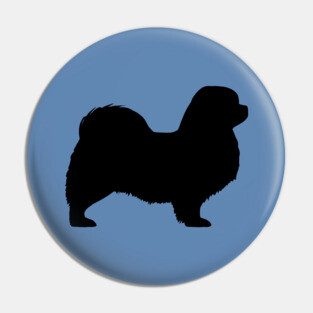 Tibetan Spaniel Silhouette Pin