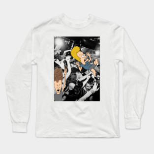 Beavis And Butthead Mosh Pit Long Sleeve T-Shirt