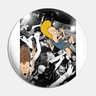 Beavis And Butthead Mosh Pit Pin
