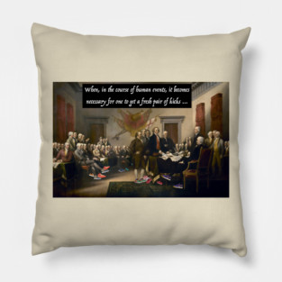 The Declaration of Independence Pillow