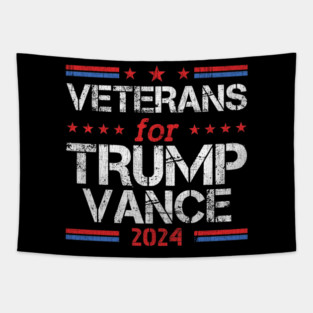 Veterans For Trump Vance 2024 Tapestry