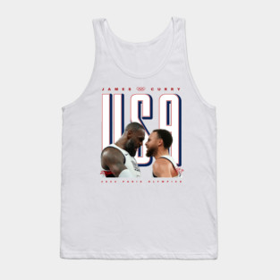 Lebron James x Steph Curry USA Tank Top