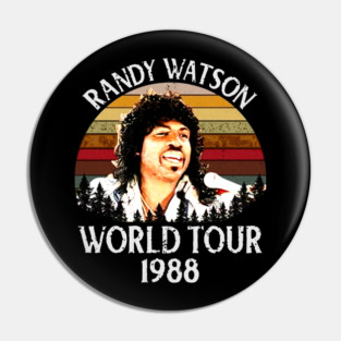 Randy Watson World Tour 1988 Pin