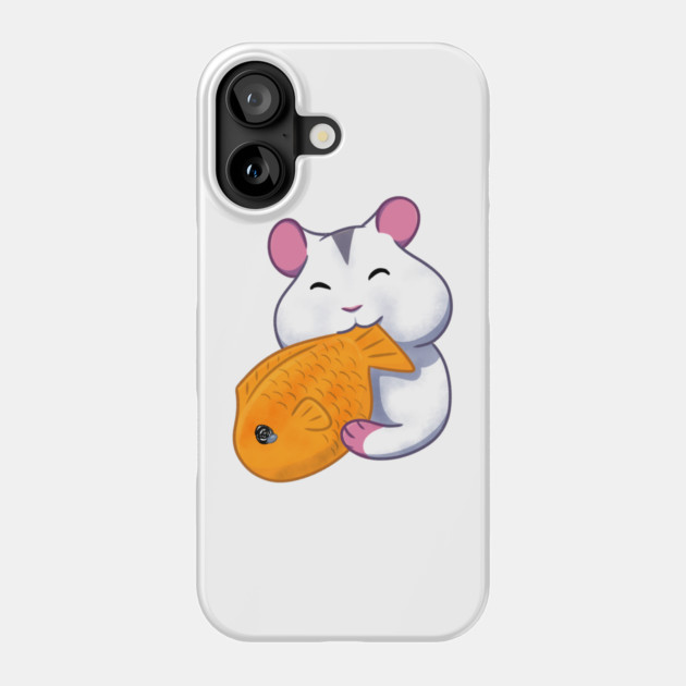 Hamster & Taiyaki Phone Case by DeguArts
