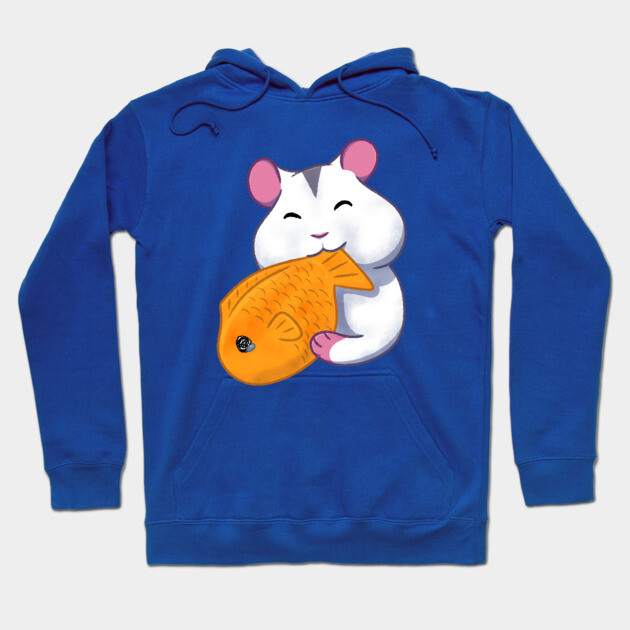Hamster & Taiyaki Hoodie by DeguArts