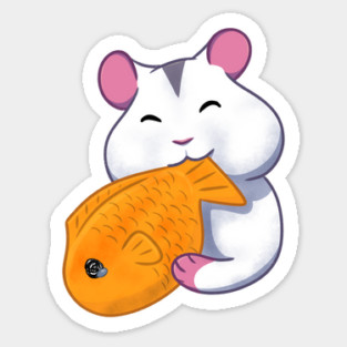 Hamster & Taiyaki Magnet