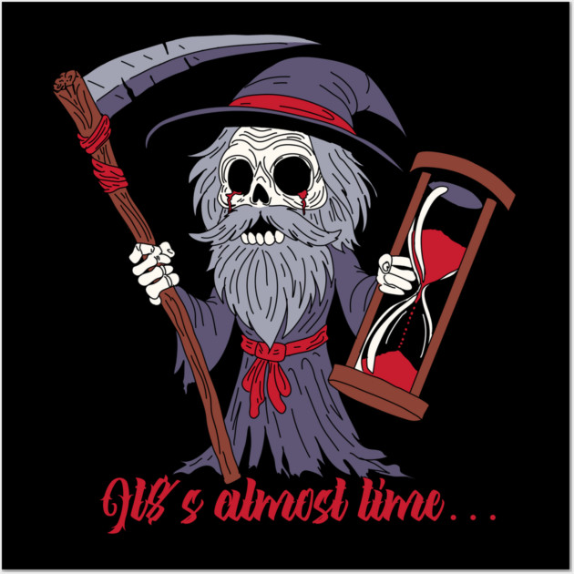 Grim Father Time Wall Art by H. R. Sinclair