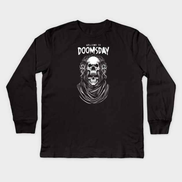 DOOMSDAY Kids Long Sleeve T-Shirt by artslaves