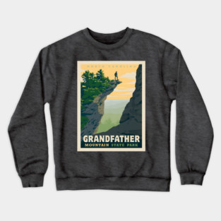 Grandfather Mountain North Carolina Crewneck Sweatshirt