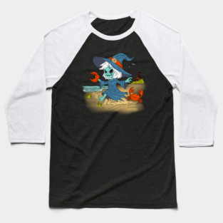Cute Summer Witch Baseball T-Shirt
