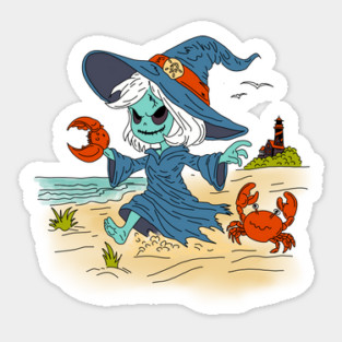 Cute Summer Witch Sticker