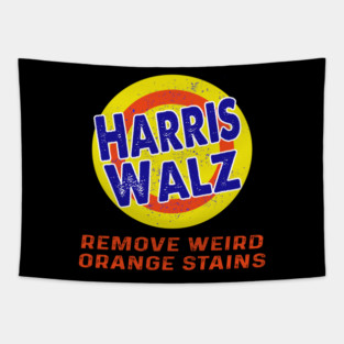 Harris Walz Remove Weird Orange Stains - Harris-Walz Tapestry