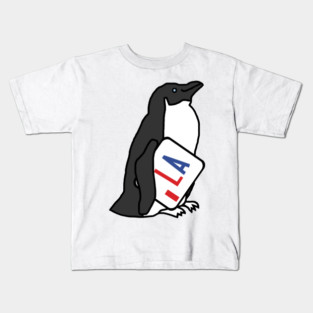Penguin Comma La Kids T-Shirt