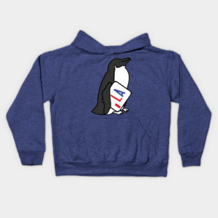 Penguin Comma La Kids Hoodie