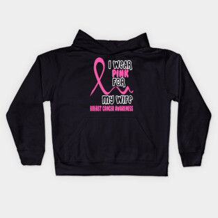 breast cancer awareness support Kids Hoodie