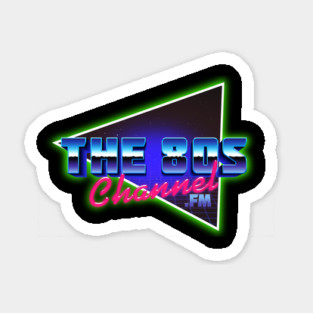 The 80s Channel Logo Collection Sticker