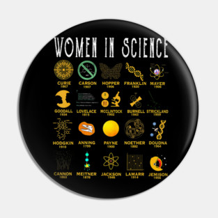 Women In Science Pin