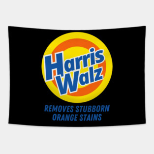 Harris Walz removes Stubborn orange stains Tapestry