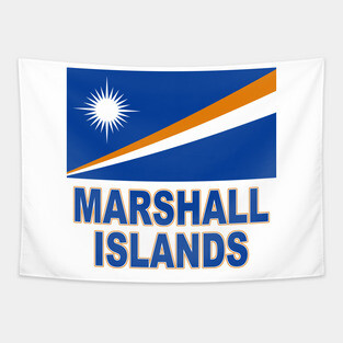 The Pride of the Marshall Islands - Flag Design Tapestry