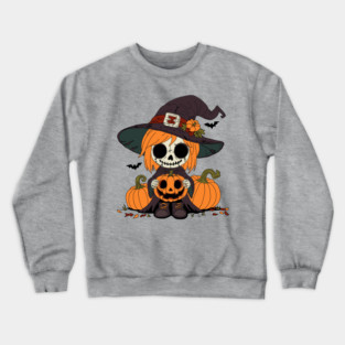 Cute Autumn Witch Crewneck Sweatshirt
