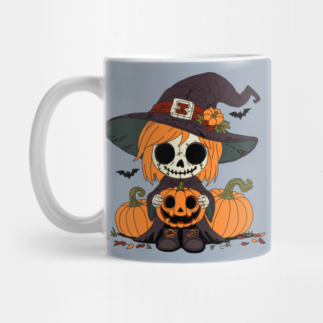 Cute Autumn Witch by H. R. Sinclair