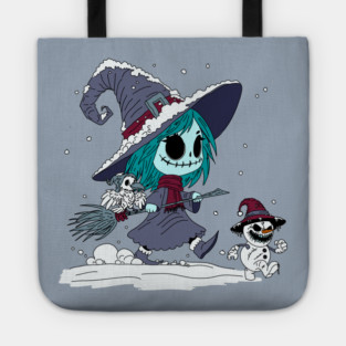 Cute Winter Witch Tote