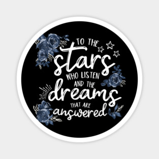 To The Stars - white Magnet