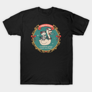 aquarius vintage coquette kitty cat T-Shirt