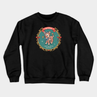 gemini vintage coquette deer Crewneck Sweatshirt