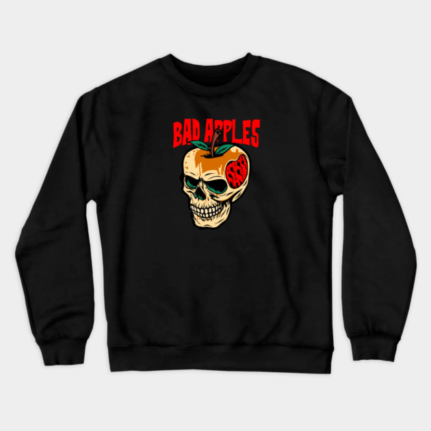 BAD APPLES Crewneck Sweatshirt by artslaves