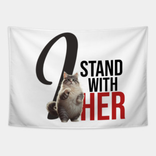 Kamala cat Tapestry