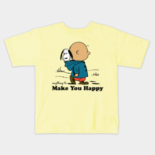 Charlie Brown Anything To Make You Happy Kids T-Shirt
